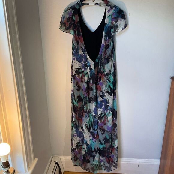 Reformation Watercolor Maxi Dress, XS. Made in USA Recycled Materials EUC - Picture 4 of 10
